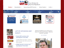 Tablet Screenshot of bayareagop.com